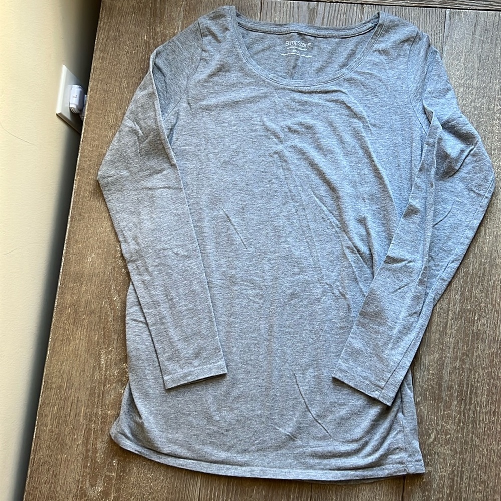 EUC BumpStart by Motherhood Long Sleeve Maternity Tshirt - Picture 3 of 7